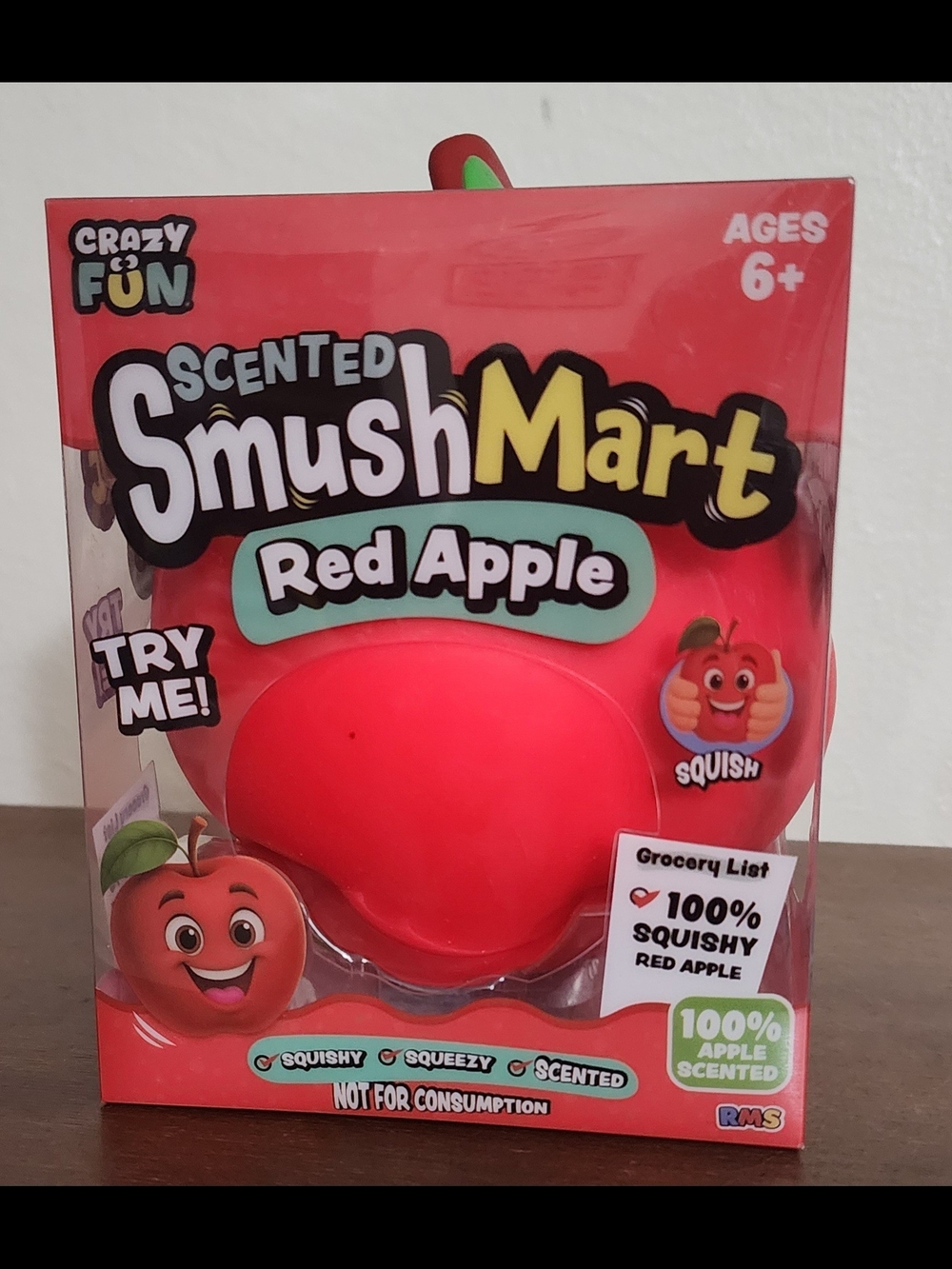 Scented Red Apple Squishy Toy